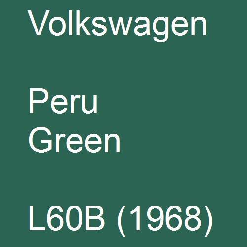 Volkswagen, Peru Green, L60B (1968).